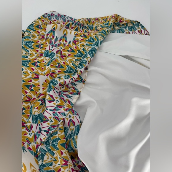 Allen B. By Allen Schwartz Women's Cut Out Back Colorful Scoop Neck Dress - Picture 14 of 15